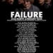 Failure North American Tour 2022 poster