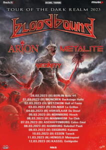 Bloodbound European Tour 2023 poster