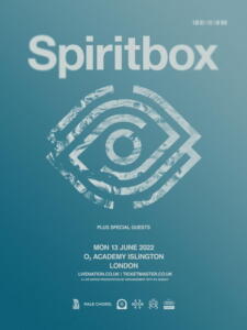 Spiritbox London Show 2022 poster