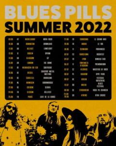 Blues Pills Summer Shows 2022 poster
