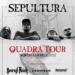 Sepultura, Sacred Reich and Crowbar live show WI 2022 poster