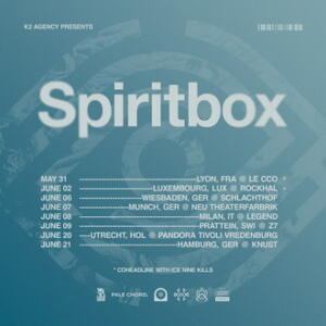 Spiritbox European Tour 2022 poster