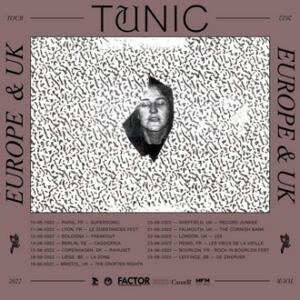 Tunic European & UK Tour 2022 poster