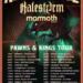 Alter Bridge European Tour 2022 poster