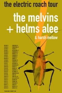 The Melvins US Tour 2022 poster