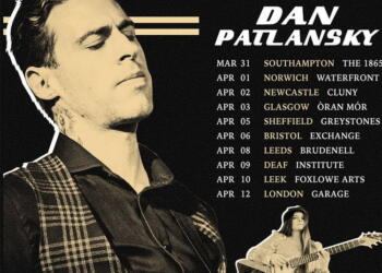 Dan Patlansky UK Tour 2022 poster