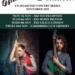 Erja Lyttinen and Dom Martin UK Tour 2022 poster