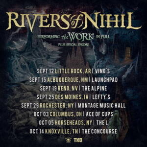 Rivers Of Nihil US Headlining Shows 2022 poster