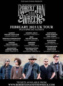 Robert Jon & The Wreck UK Tour 2023 poster