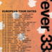 Fever 333 European & UK Tour 2023 poster