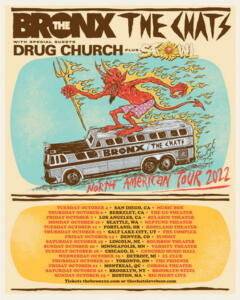 The Bronx & The Chats North American co-headlining Tour poster
