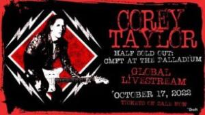 Corey Taylor Livestream event 2022 poster