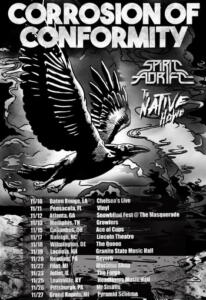 Corrosion Of Conformity US Tour 2022 poster