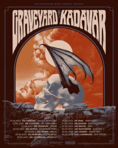 Graveyard & Kadavar European Tour 2023 poster