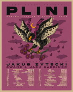 Plini European & UK 2023 poster