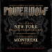 Powerwolf North American live performances 2023 poster