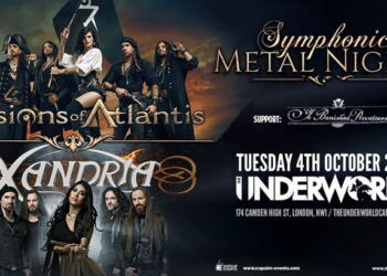 Vision Of Atlantis & Xandria live in London 2022 poster