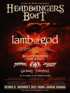 Lamb Of God Headbangers Boat 2023 poster