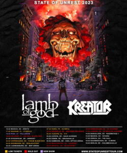 Lamb Of God & Kreator European and UK Tour 2023