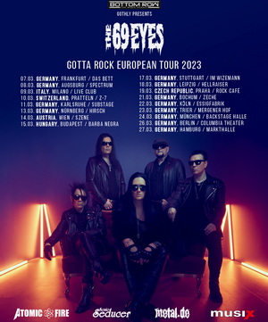 The 69 Eyes European Tour 2023