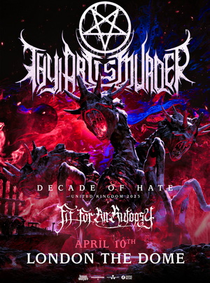 Thy Art Is Murder London Show 2023 poster