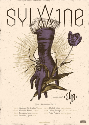 Sylvaine European Tour 2023 poster