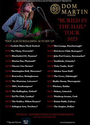 Dom Martin UK & Ireland Tour 2023 poster