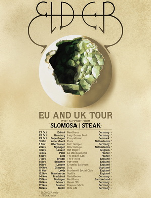Elder European & UK Tour 2023 poster