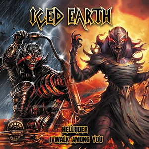 Iced Earth Hellrider & I Walk Among You EP cover