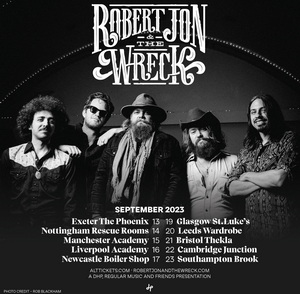 Robert Jon & The Wreck UK Tour 2023 poster