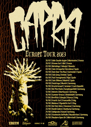 Capra European Tour 2023 poster