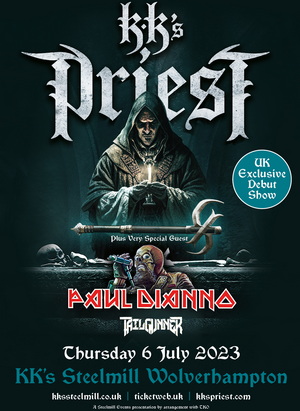 KK’s Priest UK live Show 2023 poster