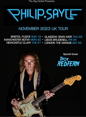 Philip Sayce UK Tour 2023 poster