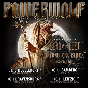 Powerwolf German Live Shows 2023 poster