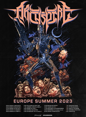 Archspire European Tour 2023 poster