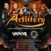 Artillery North American Tour 2023 poster
