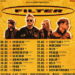 Filter European & UK Tour 2023 poster