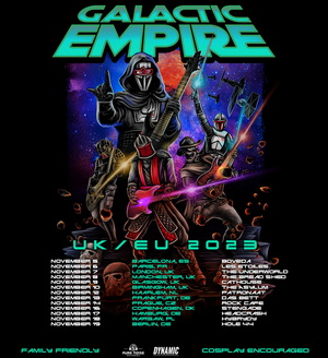 Galactic Empire European & UK Tour 2023 poster