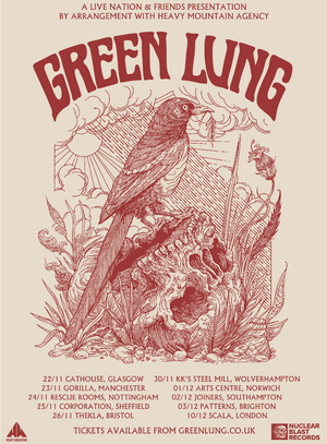 Green Lung UK Tour 2023 poster