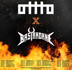 OTTTO Bastardane North American Tour 2023 poster