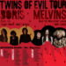 The Melvins & Boris US Tour 2023 poster
