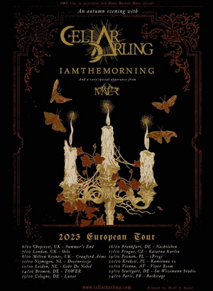 Cellar Darling UK & European Tour 2023 poster