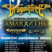 DragonForce North American Tour 2023 poster