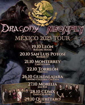Neonfly Mexican Tour 2023 with Dragony poster