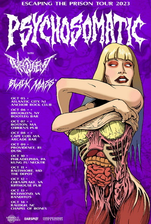 Psychosomatic US Tour 2023 poster
