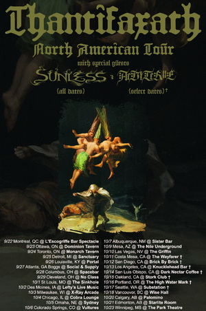 Thantifaxath North American Tour 2023 poster