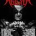 Abbath European Tour 2024 poster