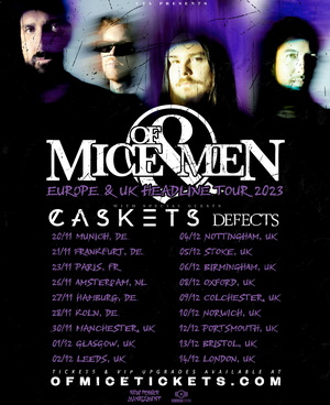 Of Mice & Men European & UK Tour 2023 poster