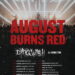 August Burns Red European Tour 2024 poster