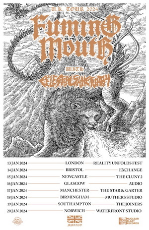 Fuming Mouth UK Tour 2024 poster